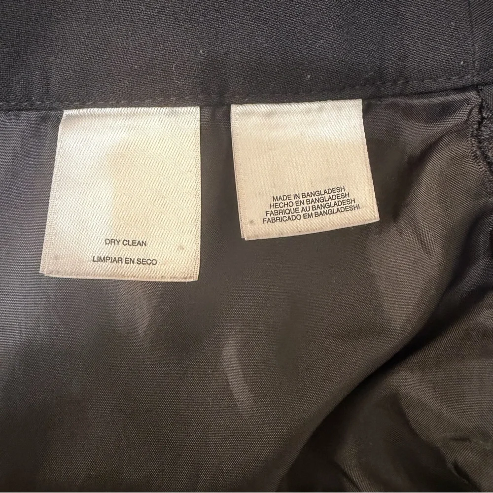 Nine West Black Pencil Suit Skirt Size 16